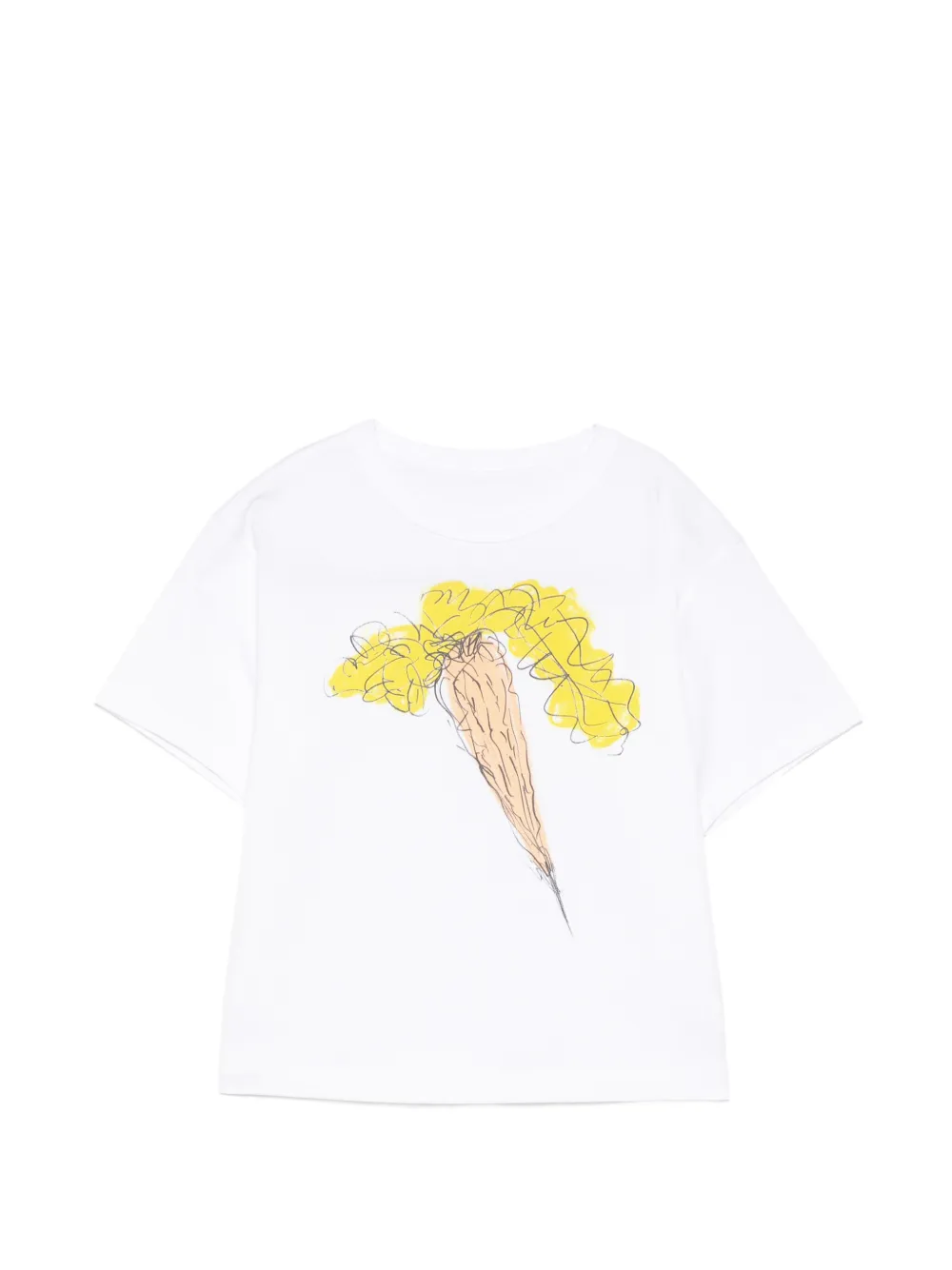 jnby by JNBY T-shirt oversize con stampa grafica - Bianco