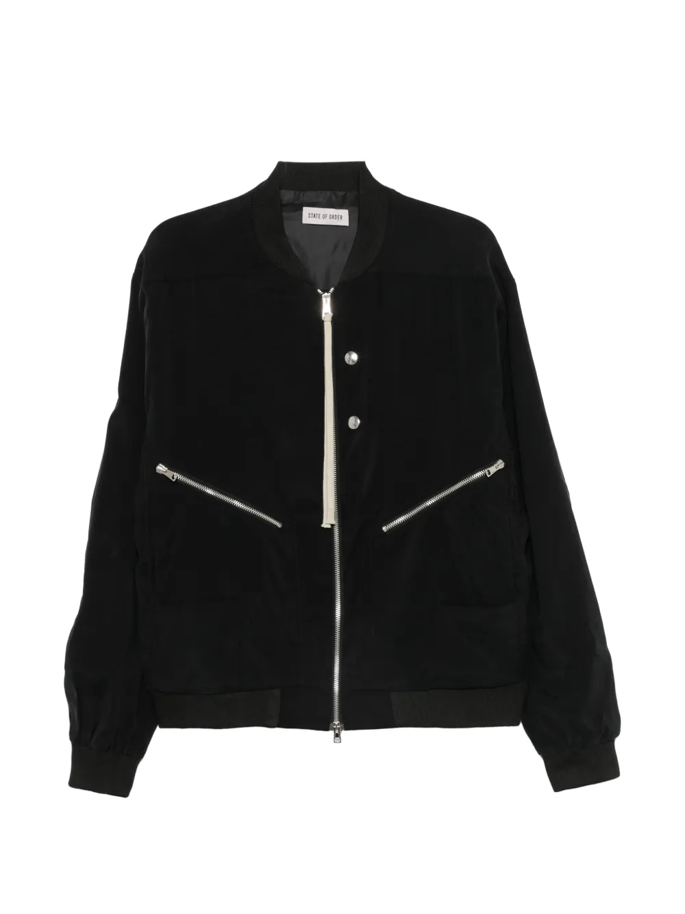 STATE OF ORDER Bomber Yaki con zip - Nero