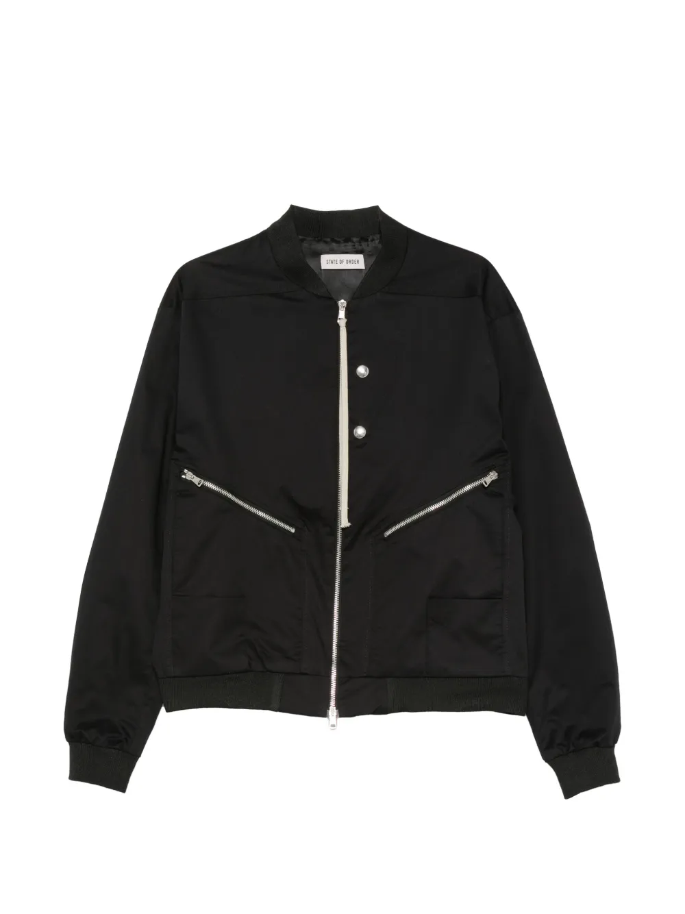 STATE OF ORDER Bomber con zip - Nero