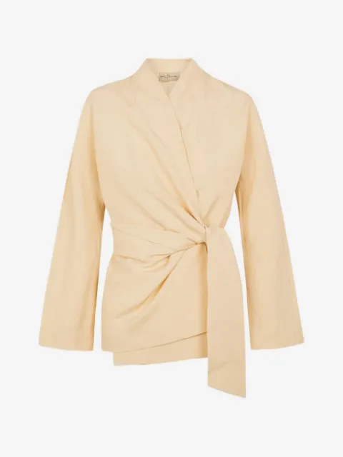 Cortana Simona tie-waist jacket