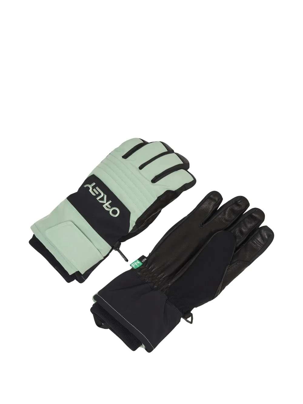 Oakley B1B logo-embroidered gloves - Verde