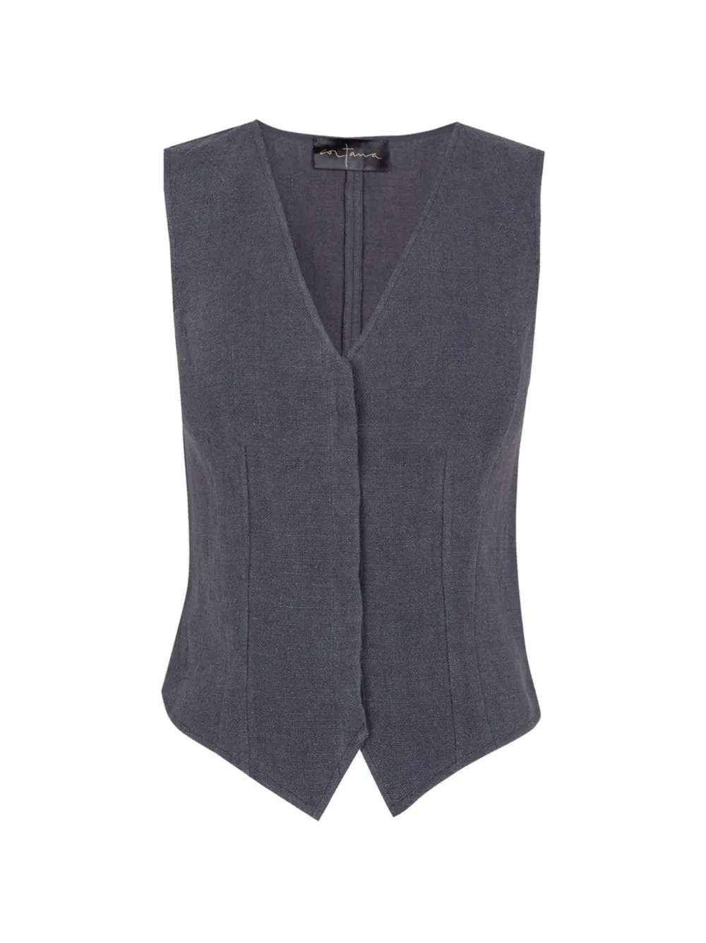 Cortana Costa panelling vest - Grau