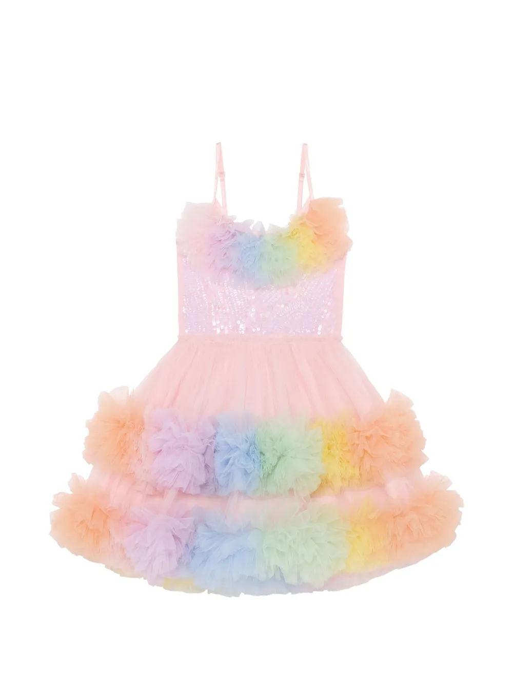 Tutu Du Monde Bubble Bliss sequined ruffled dress - Rosa