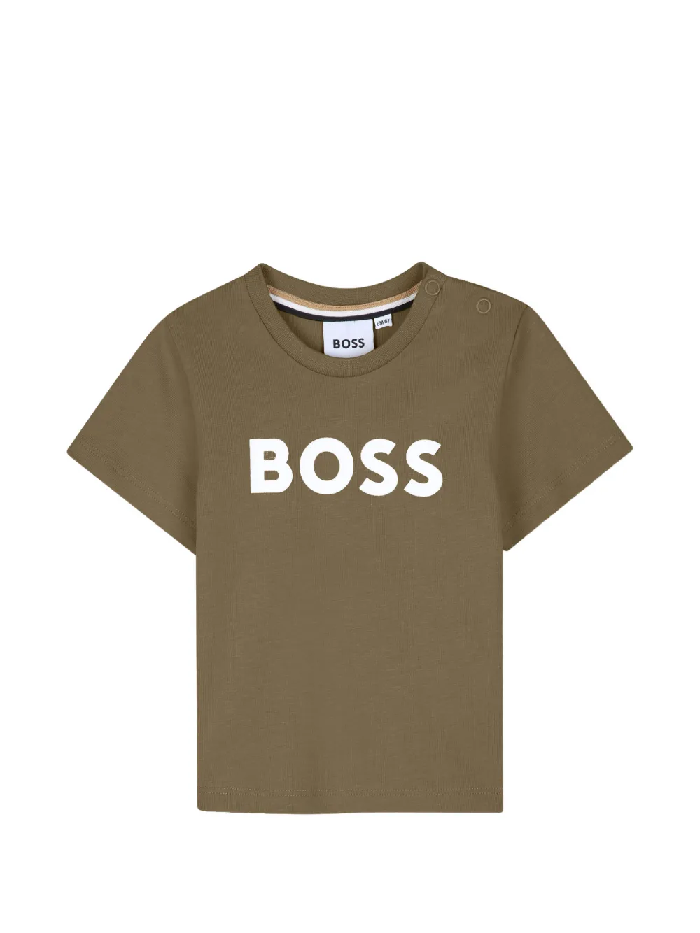 BOSS Kidswear logo-print T-shirt - Marrone