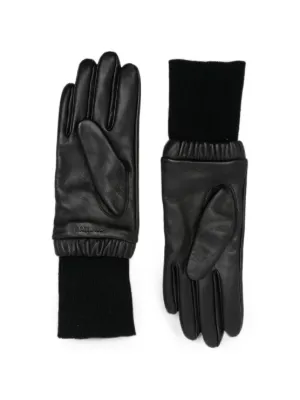 Maison Margiela レザーグローブ | ブラック | FARFETCH JP