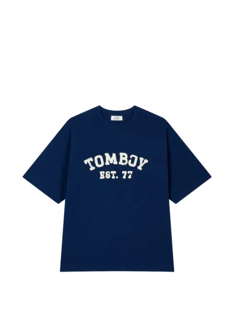 TOMBOY logo-embroidered T-shirt