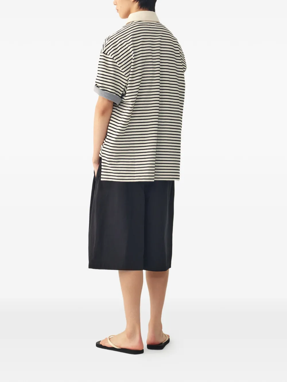 TOMBOY Geplooide shorts Zwart