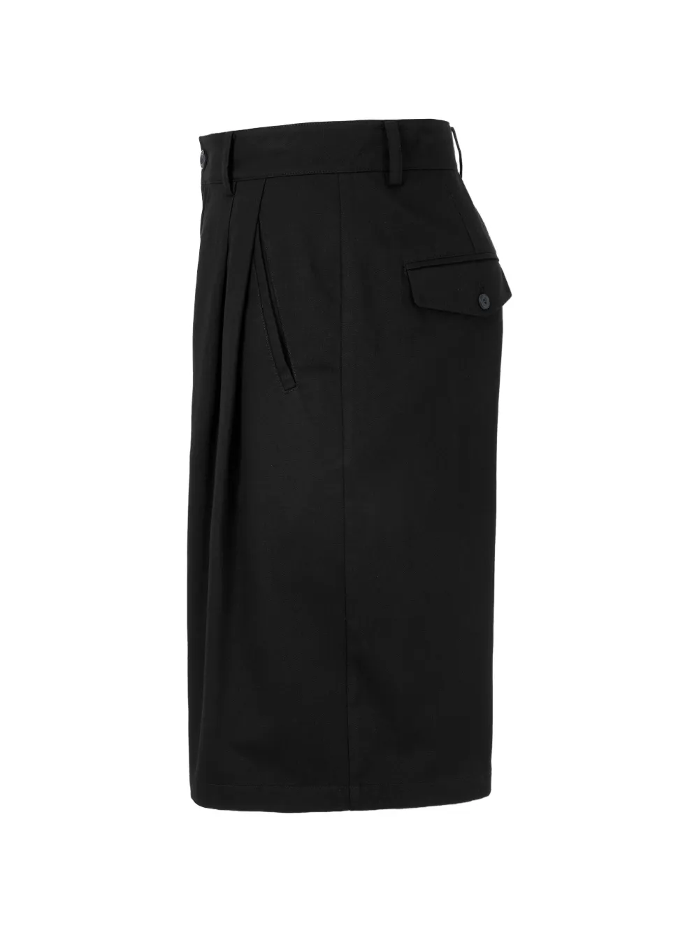TOMBOY Geplooide shorts Zwart