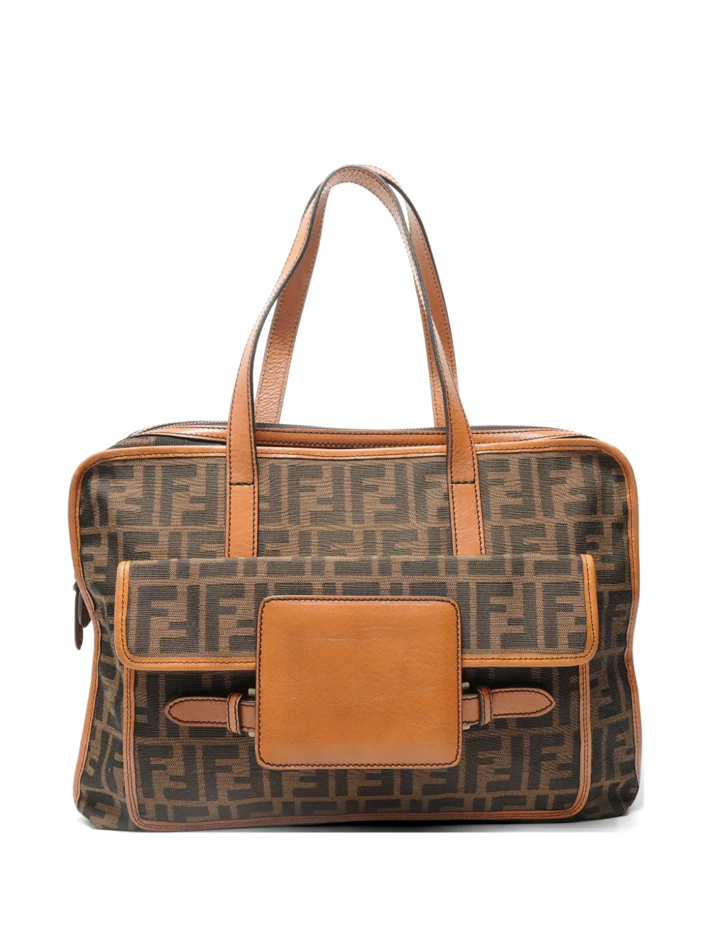 Fendi Pre-Owned 1990-2000s Zucca handbag - Marrone