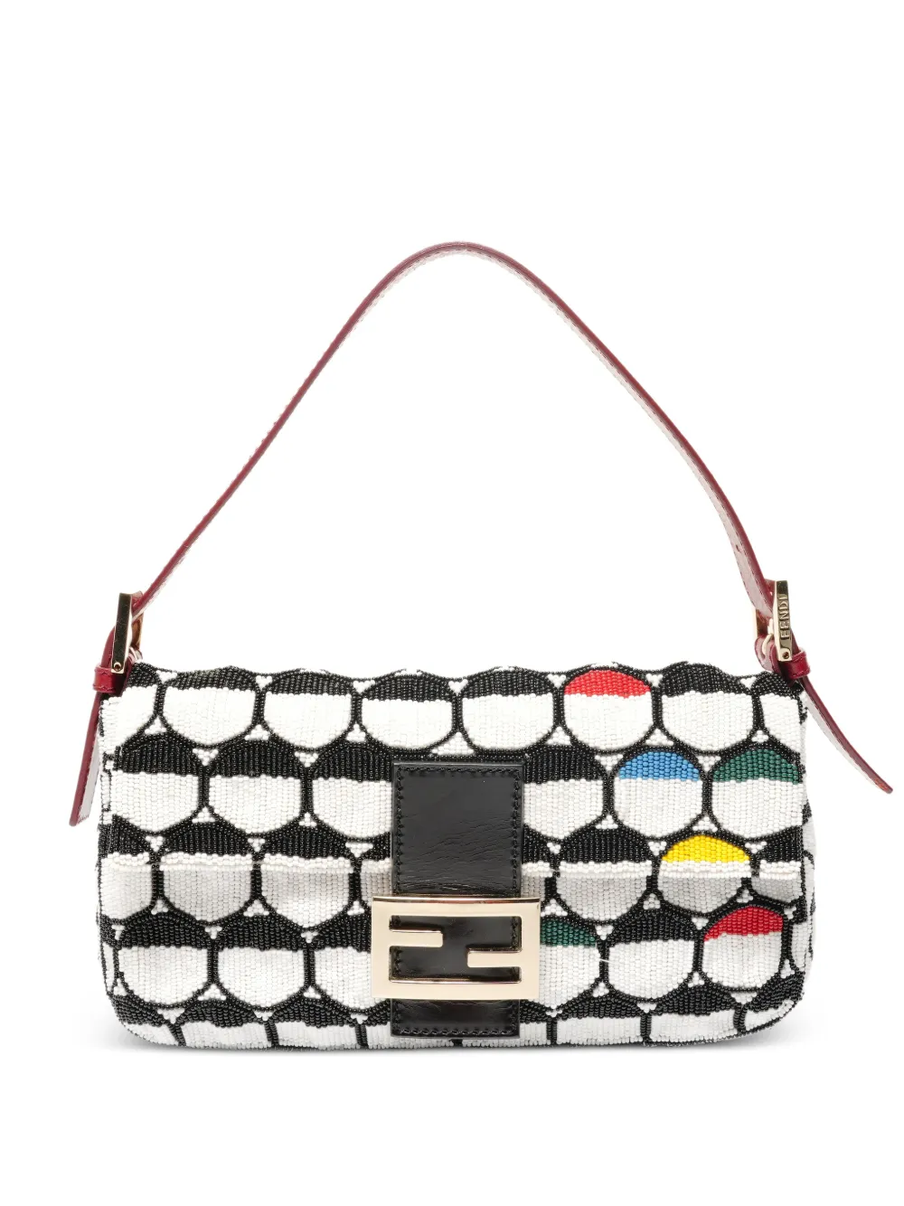 Fendi Pre-Owned 2000-2015 Mamma Baguette shoulder bag - Bianco