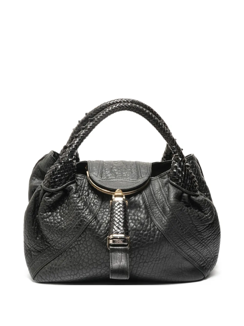 Fendi Pre-Owned 2000-2010s Spy leather tote bag - Nero
