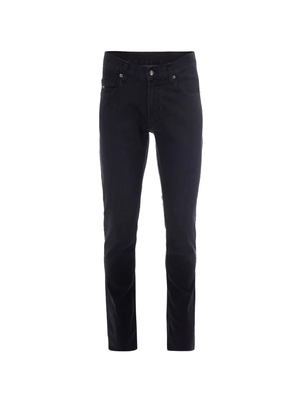 Emporio Armani logo-plaque jeans - Nero