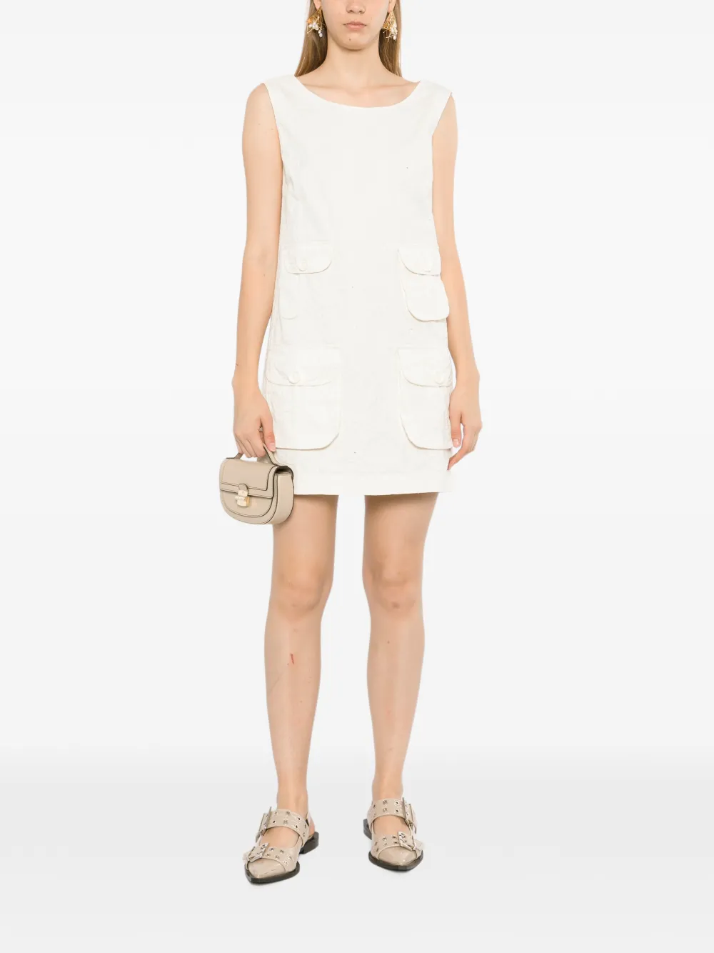JNBY Mouwloze jurk Beige