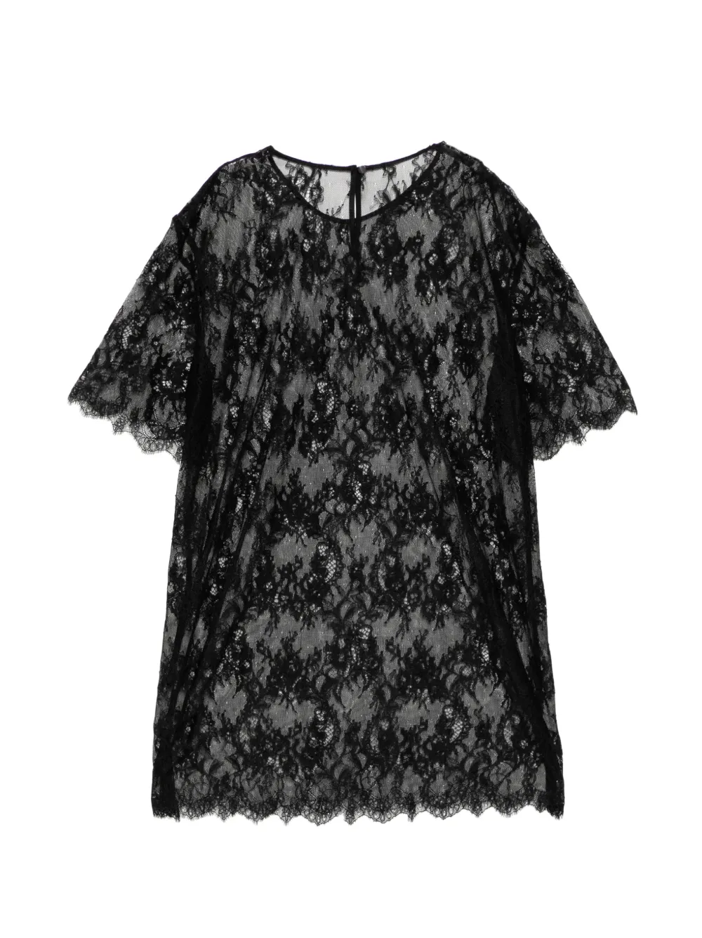 JNBY T-shirt met veterdetail Zwart