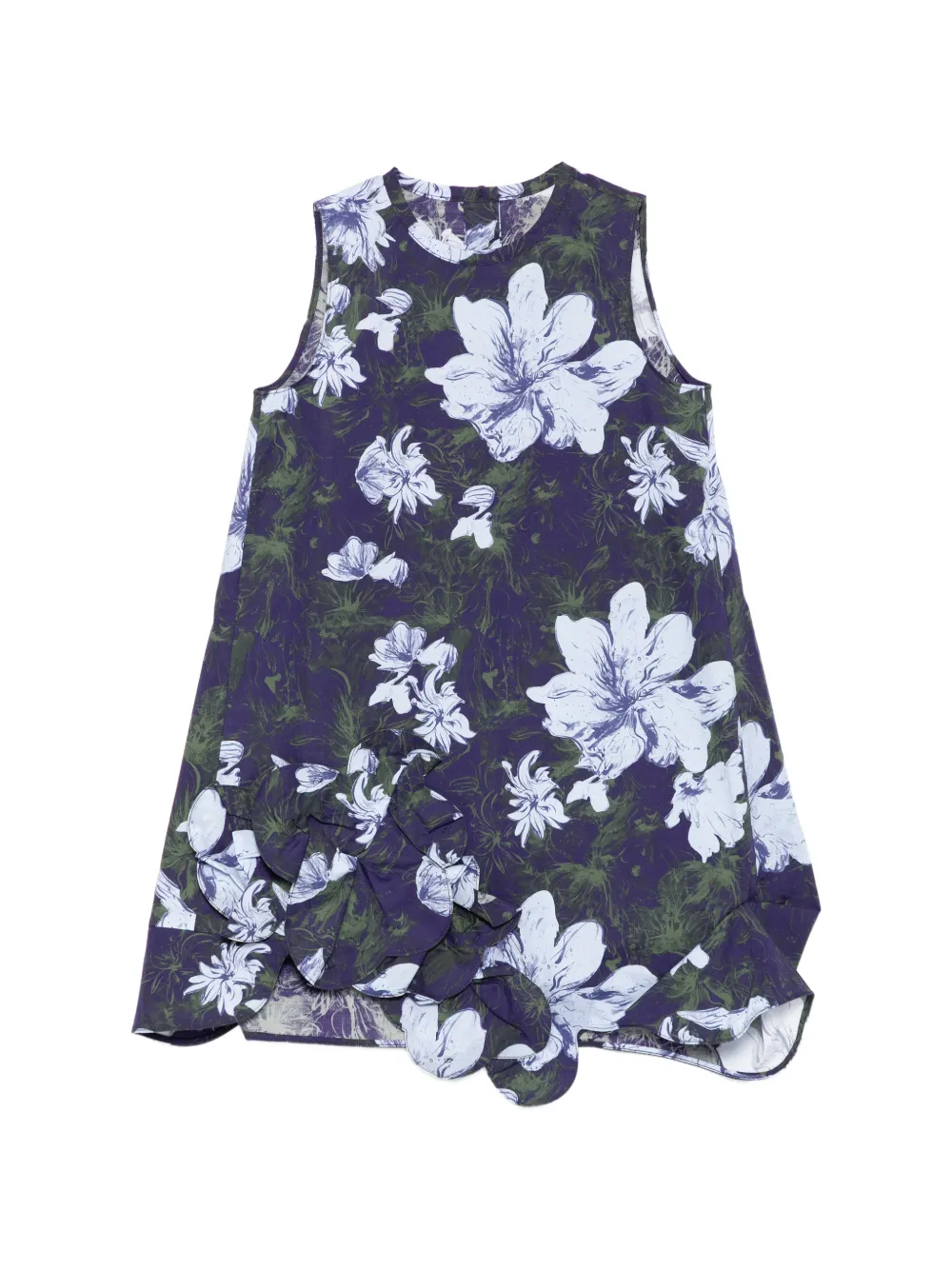 Jnby by JNBY Jurk met bloe print Paars