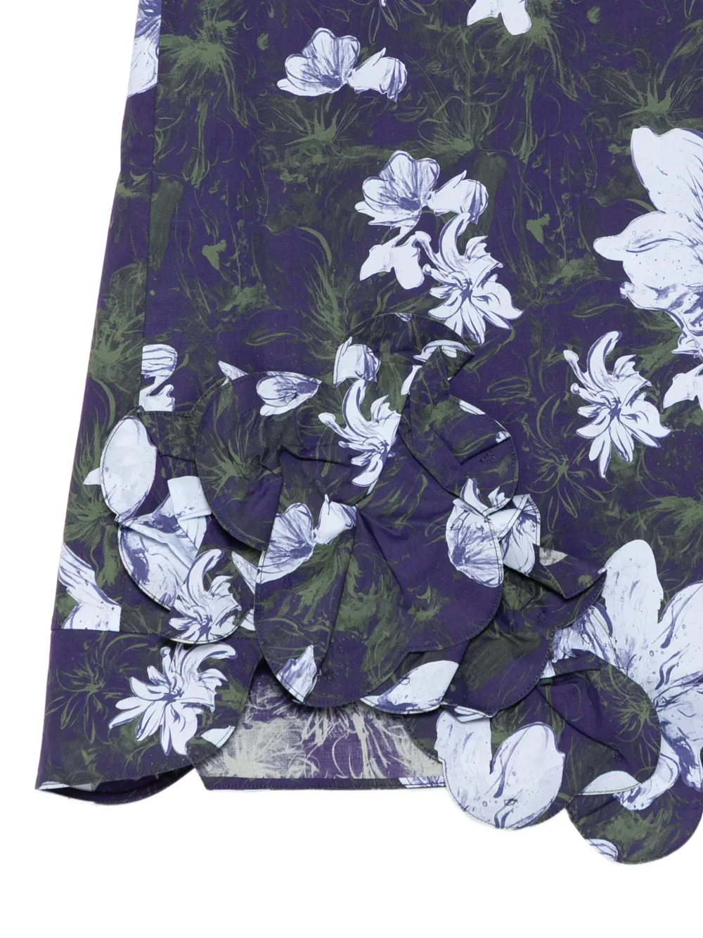 jnby by JNBY Jurk met bloemenprint Paars