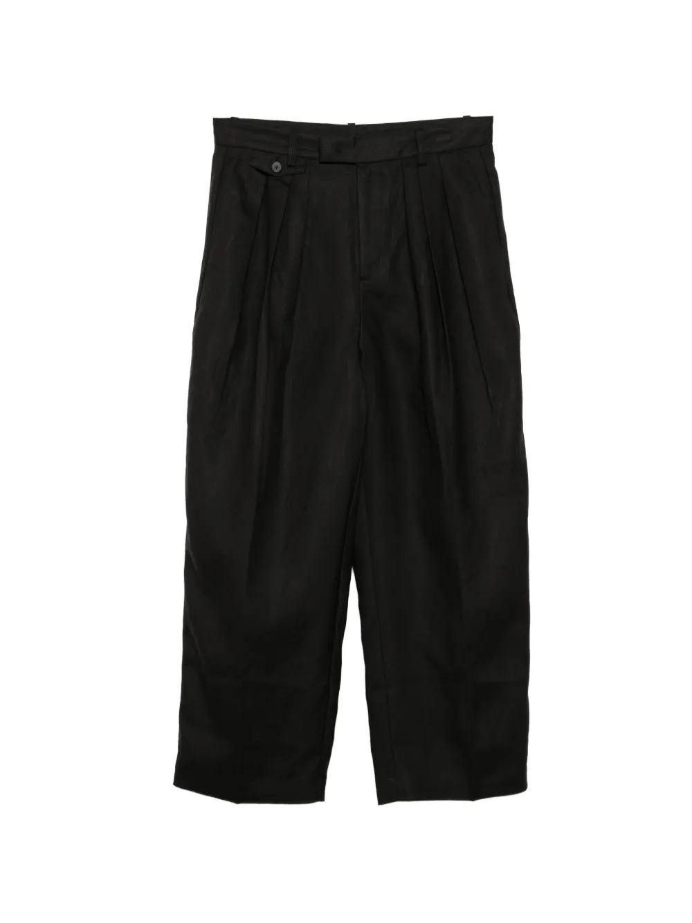 JNBY pleated cropped trousers - Nero