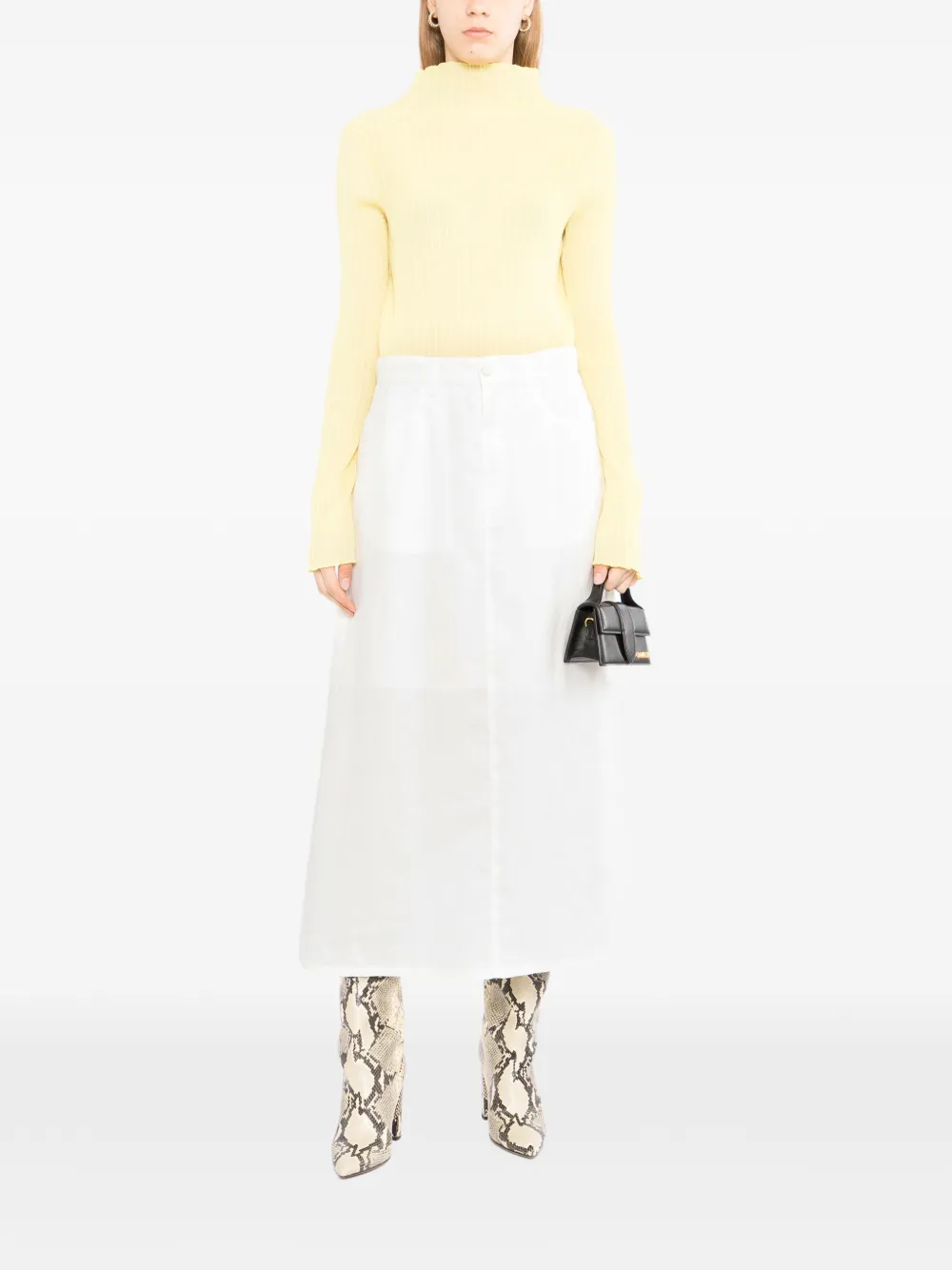JNBY Ramie A-lijn rok Beige