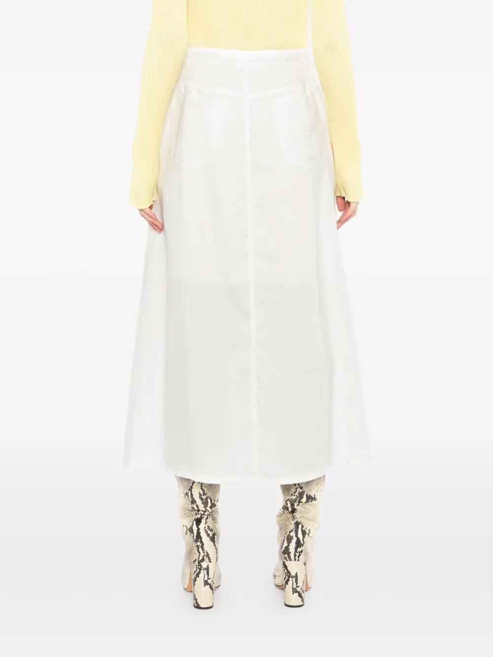 JNBY Ramie A-lijn rok Beige