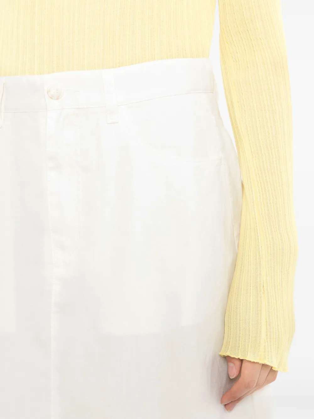 JNBY Ramie A-lijn rok Beige