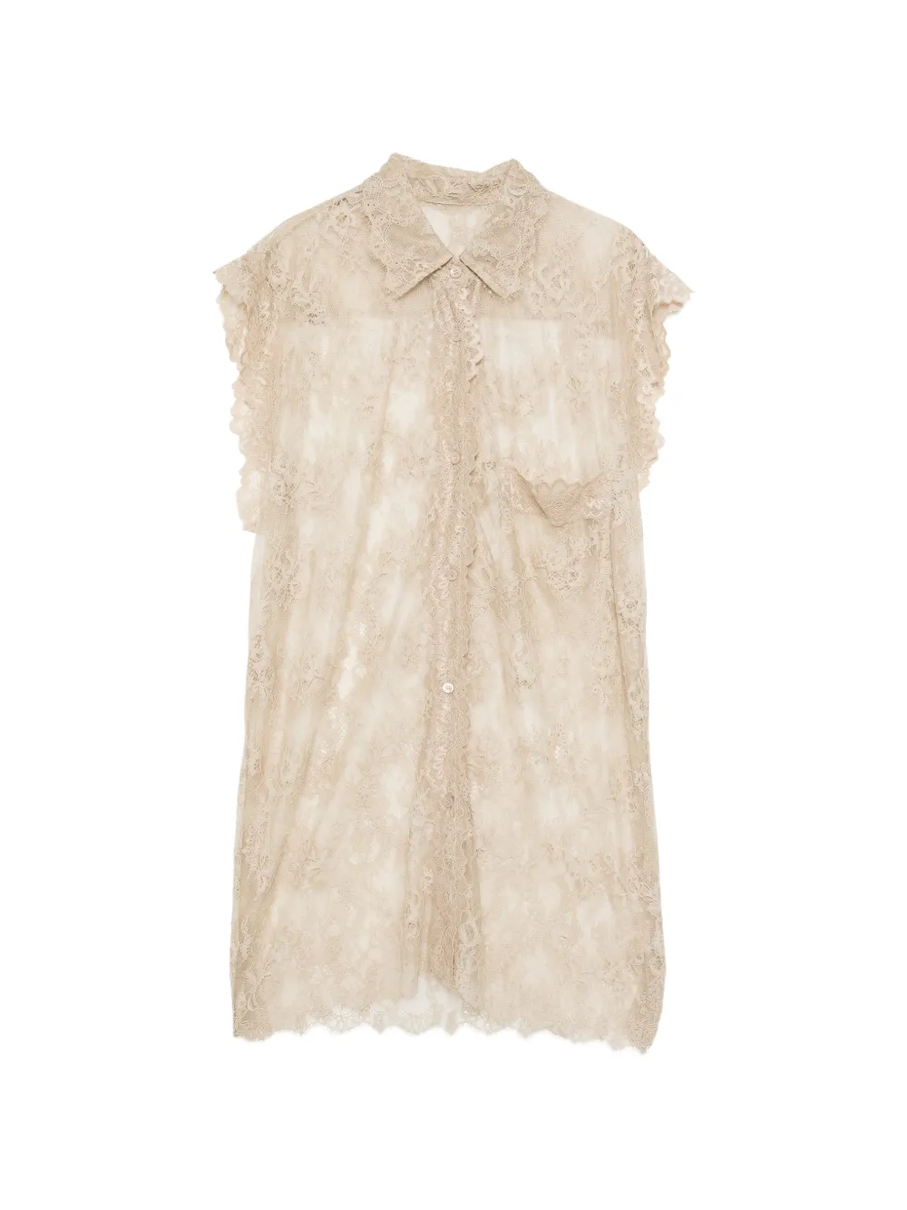JNBY floral lace shirt - Toni neutri