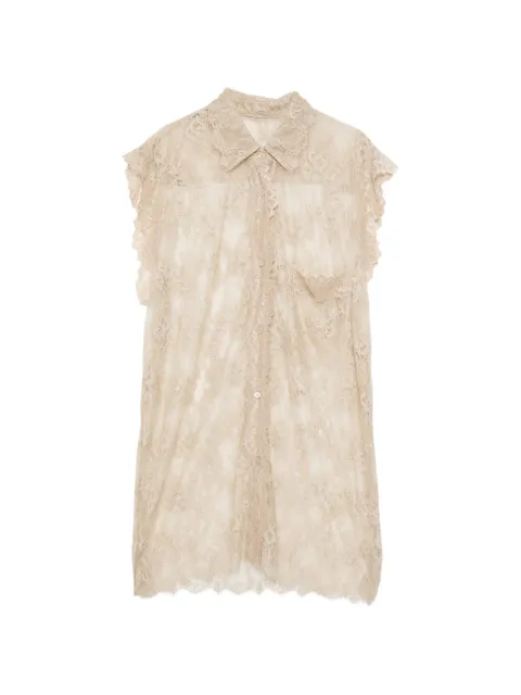 JNBY floral lace shirt