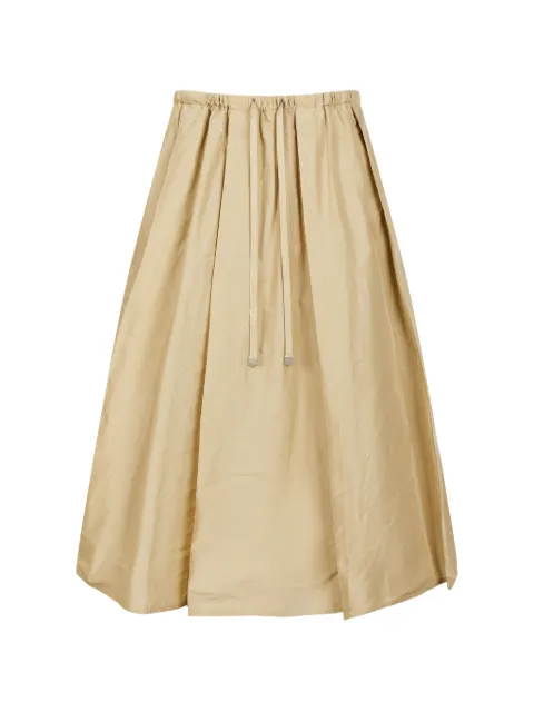 LESS pleated midi skirt