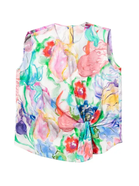 JNBY blusa con motivo floral