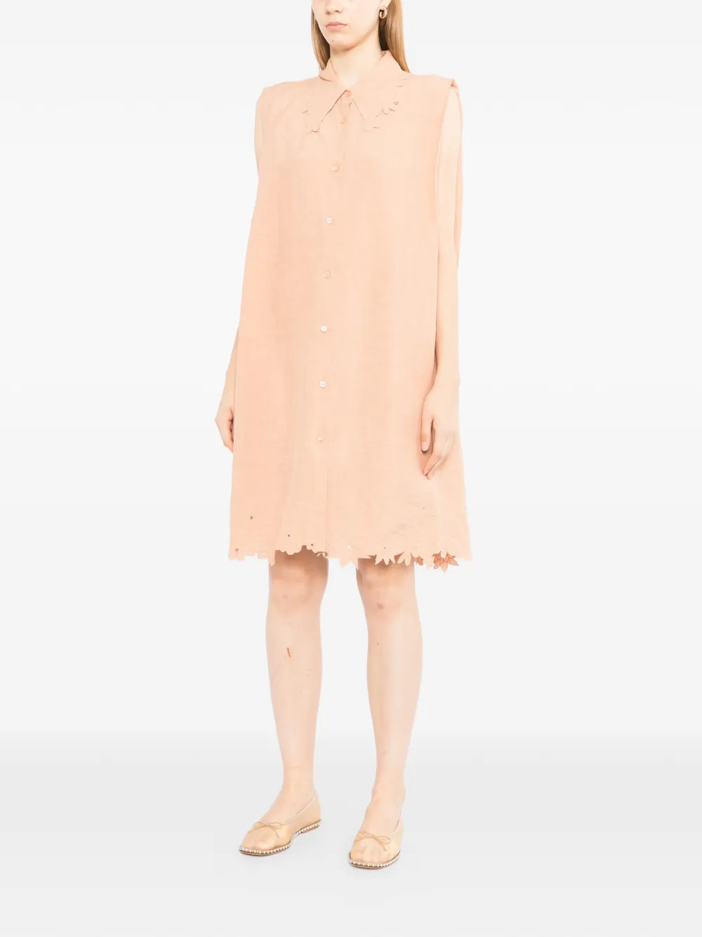 JNBY Blousejurk met gewelfde afwerking Beige