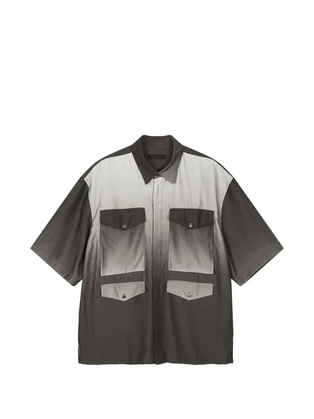 CROQUIS gradient-effect shirt - Grau