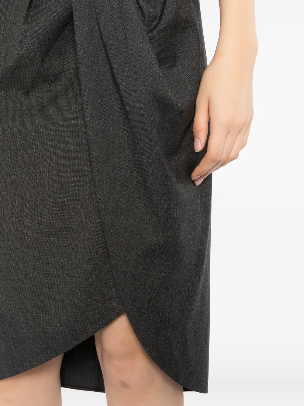 JNBY Asymmetrische midi-rok Grijs