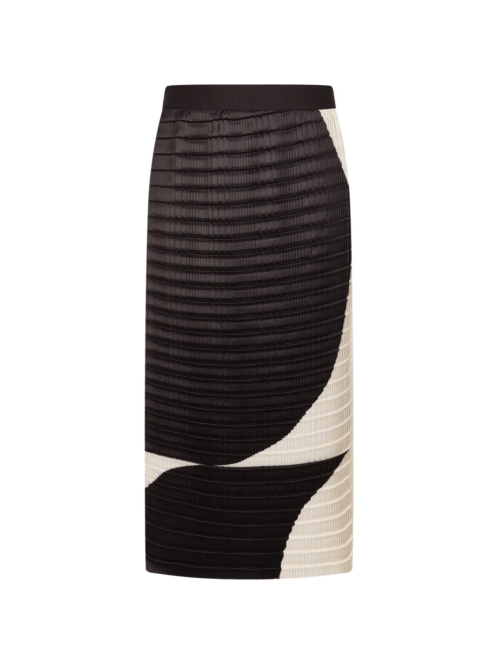 LESS structured midi skirt - Schwarz