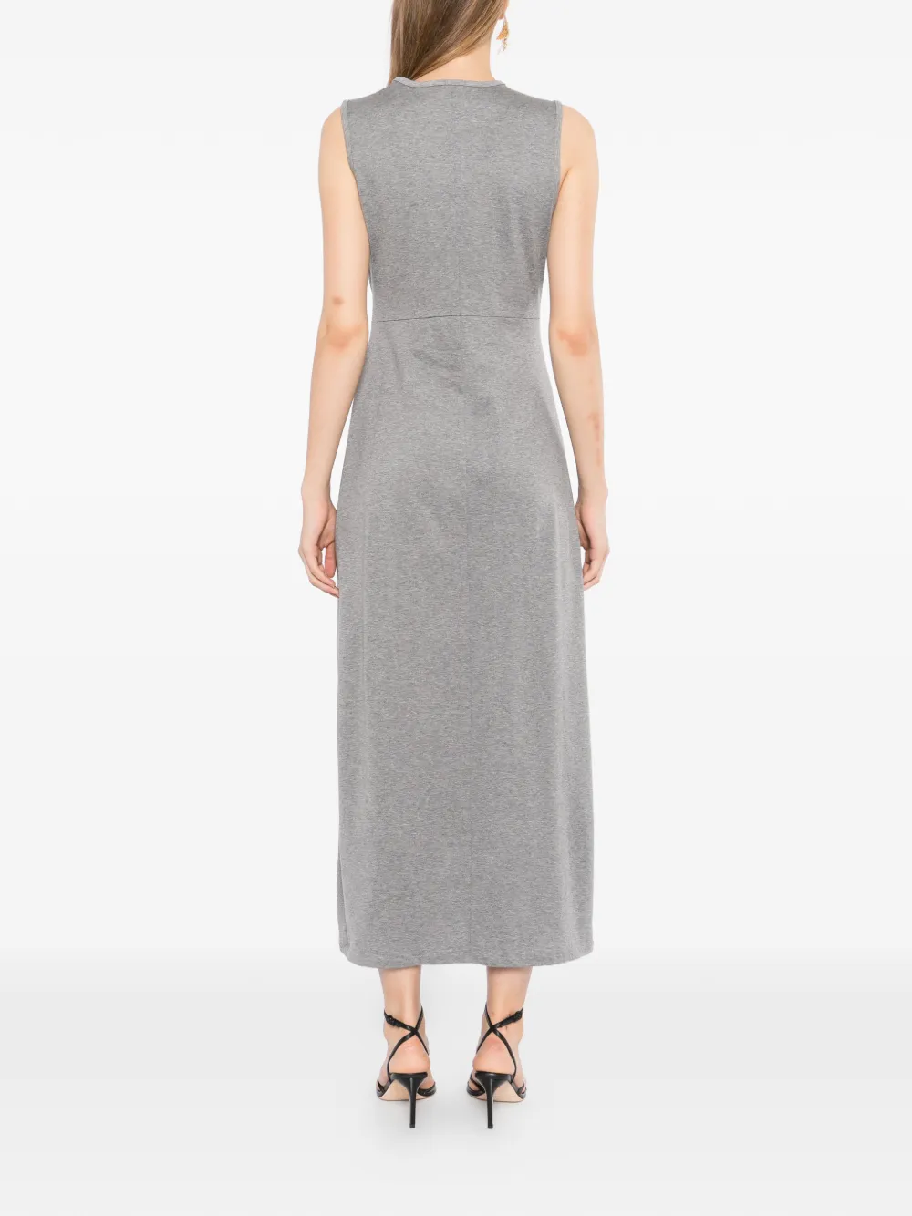 JNBY Jurk met gedraaid detail en split Grijs