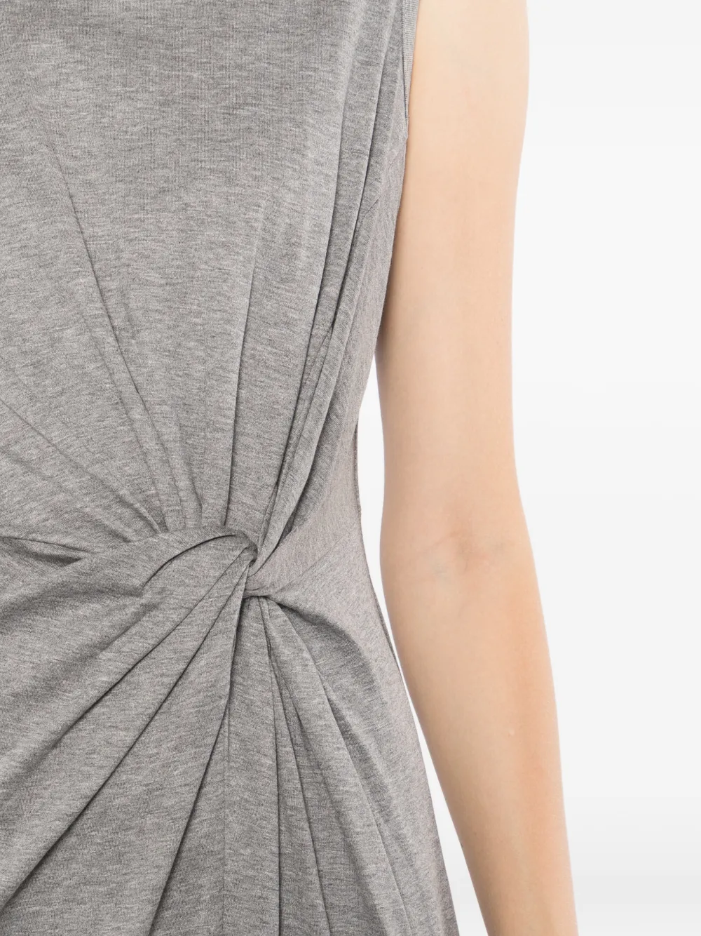 JNBY Jurk met gedraaid detail en split Grijs