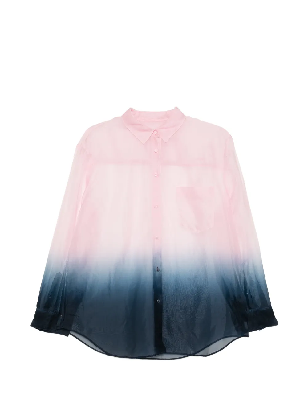 JNBY gradient silk shirt - Rosa
