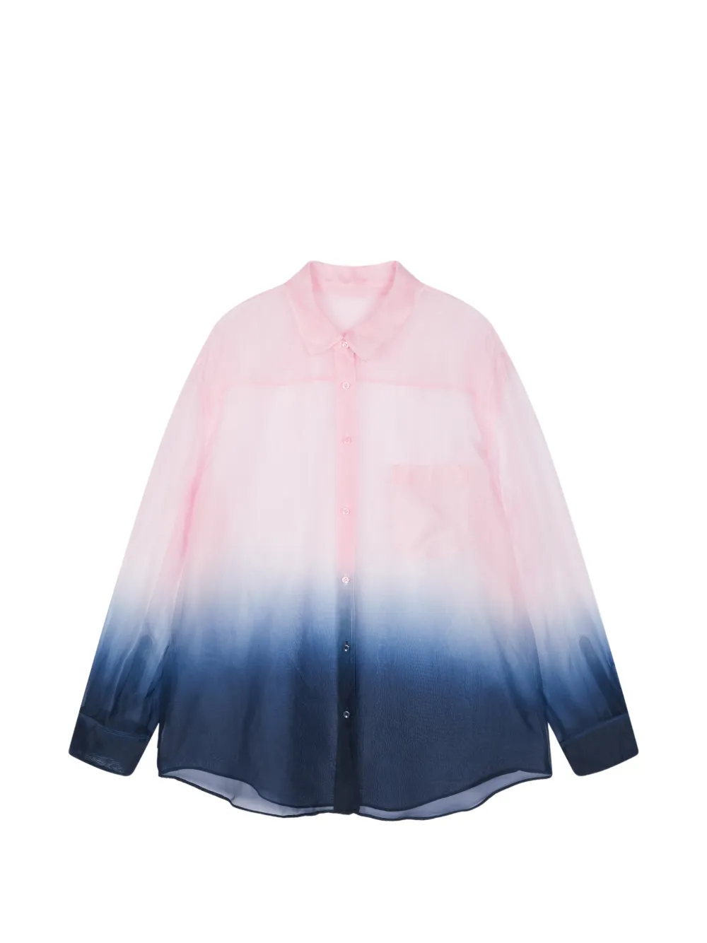 JNBY gradient silk shirt - Pink