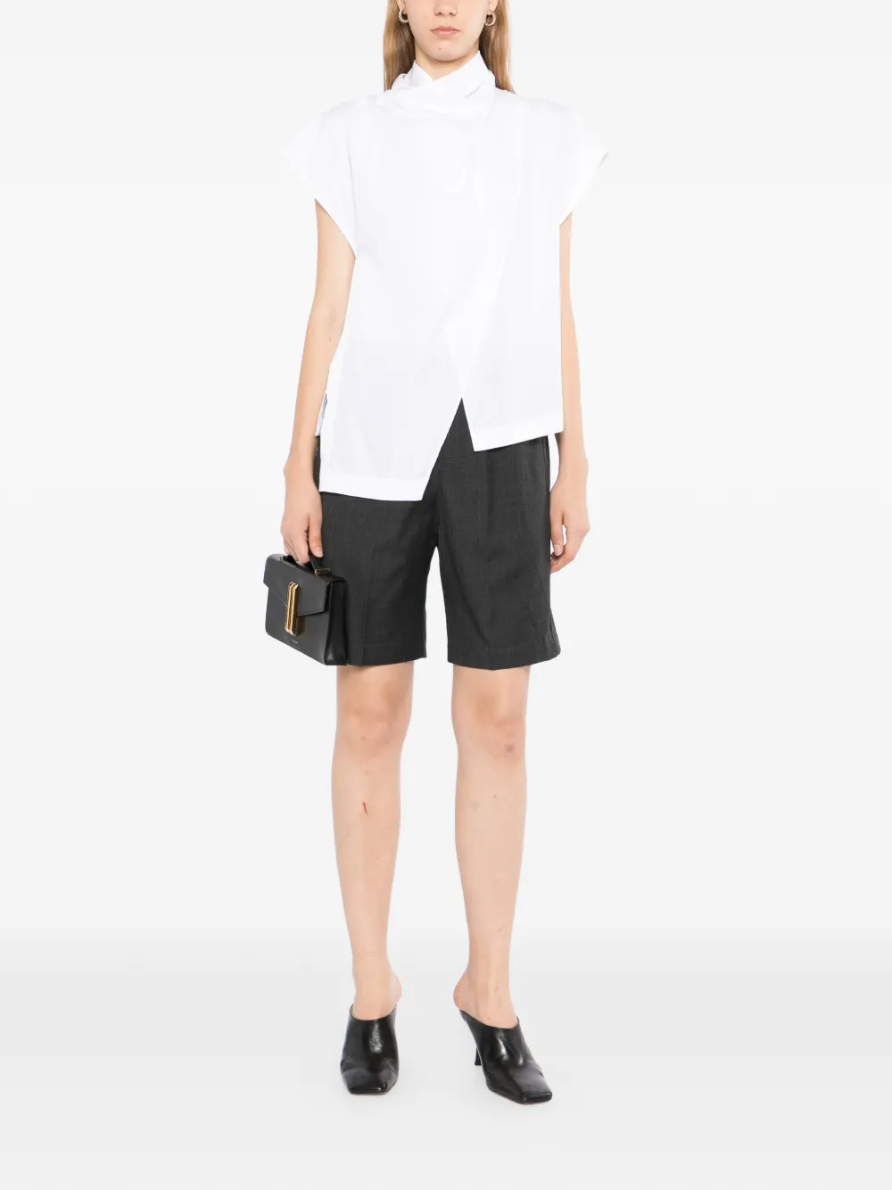 JNBY Getailleerde shorts Grijs