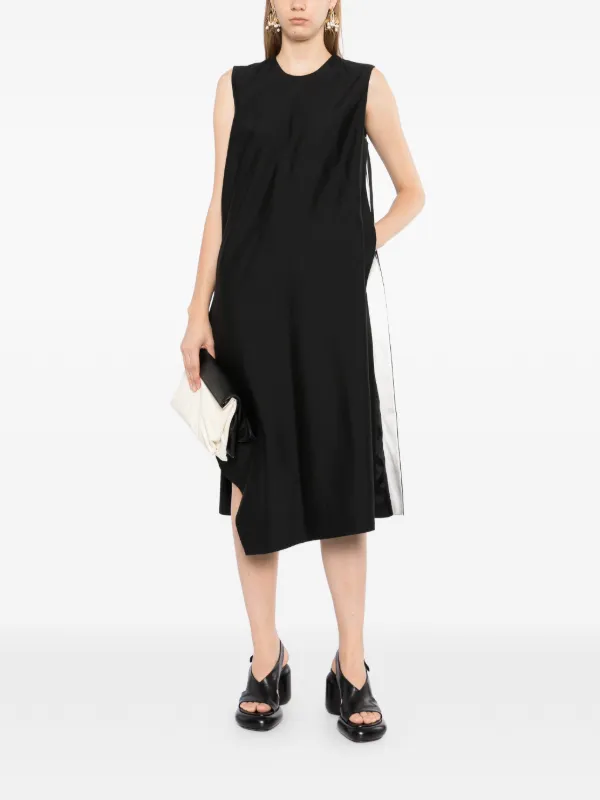 oversized sleeveless dress French Style Summer Women's Sleeveless Tank Dress Long Back Hollow Out Oversized