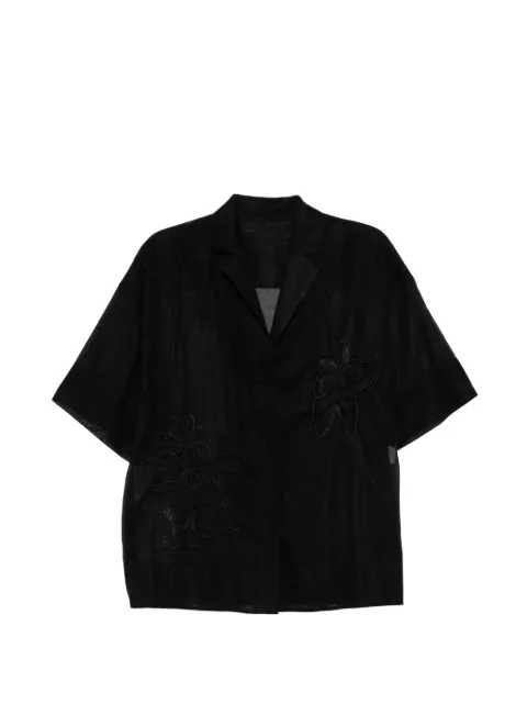 LESS camisa con aplique floral
