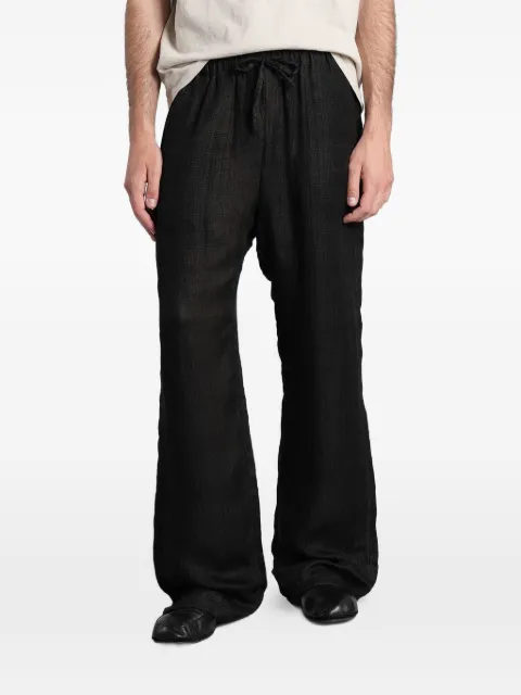 Needles drawstring-waist wide-leg trousers