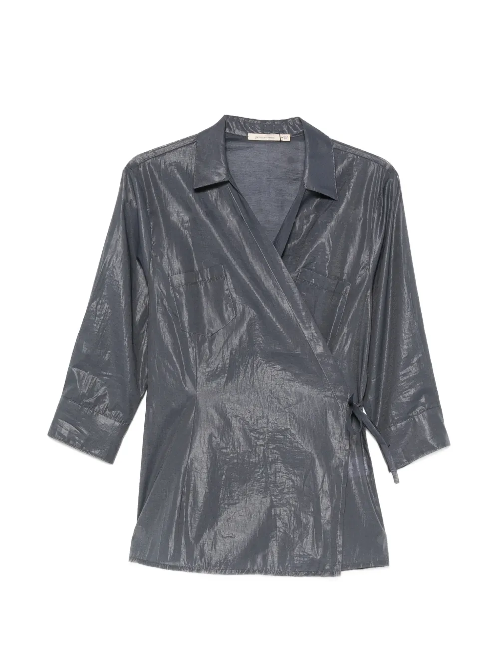Paloma Wool Ricer wrap-style shirt - Blu