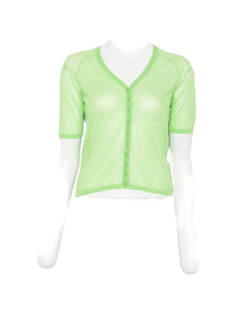 Paloma Wool Nice button-up raglan-sleeve top - Grün