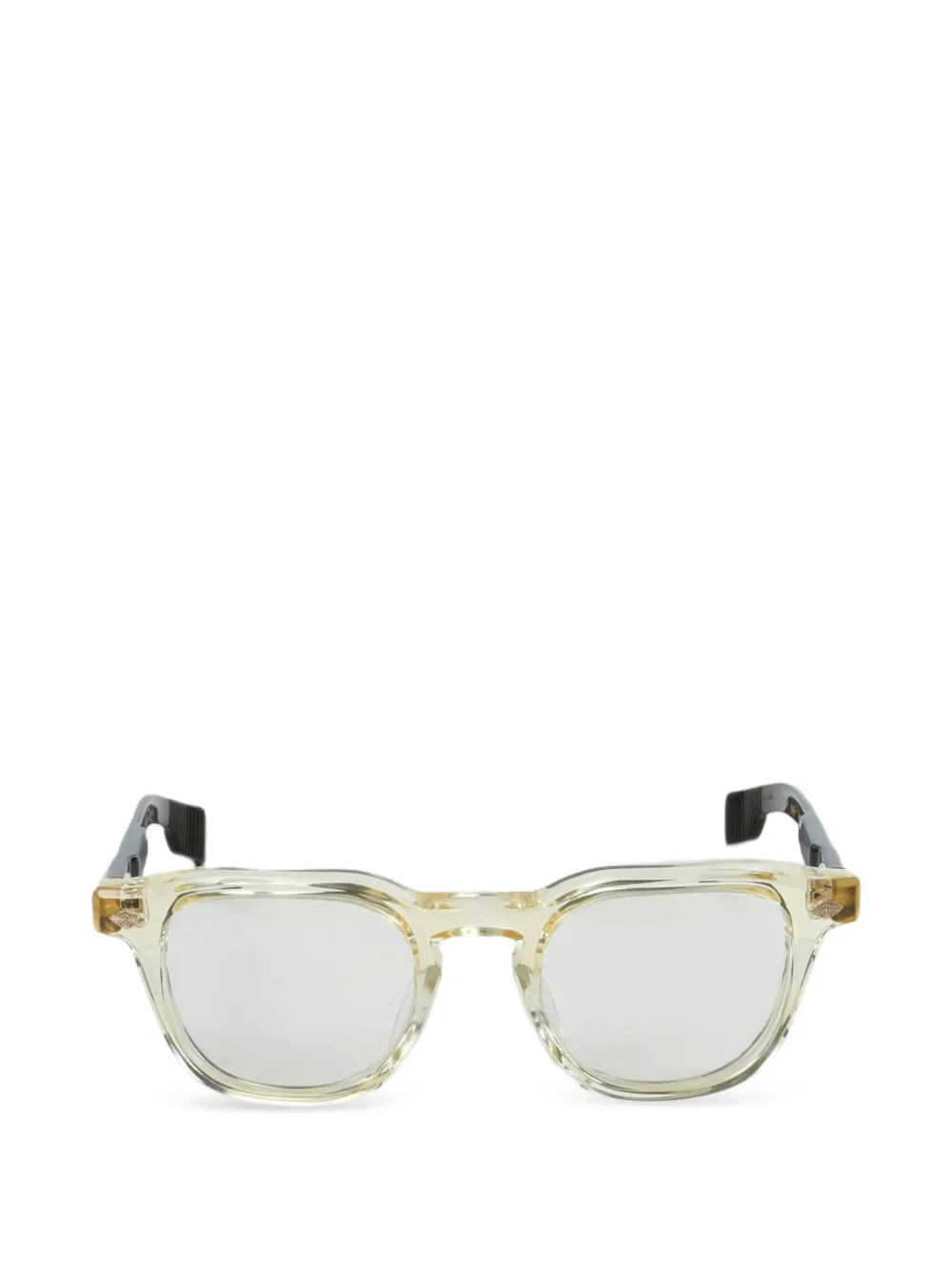 Chrome Hearts tortoiseshell-effect square-frame glasses | Neutrals | Image 1