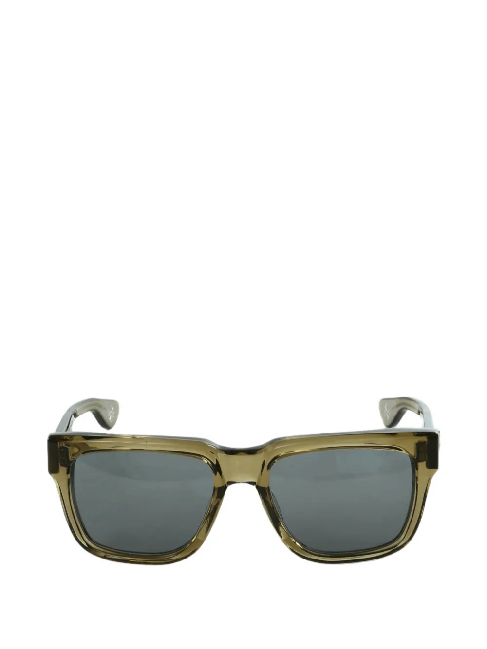 Chrome Hearts Box-Officer square-frame sunglasses - Verde