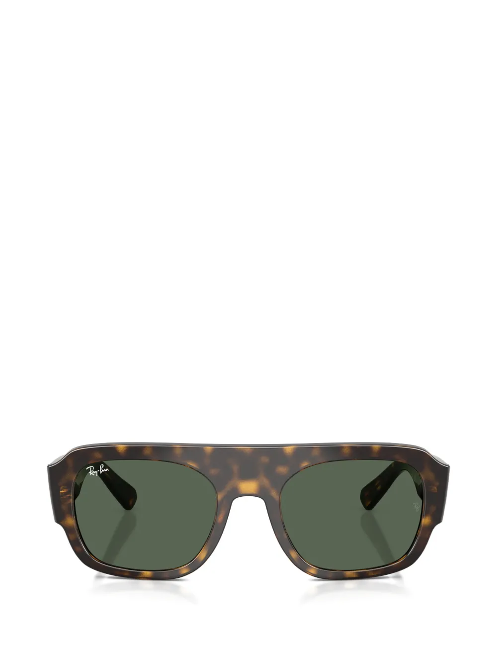 Ray-Ban tortoiseshell-effect rectangle-frame sunglasses | marrón | Image 1