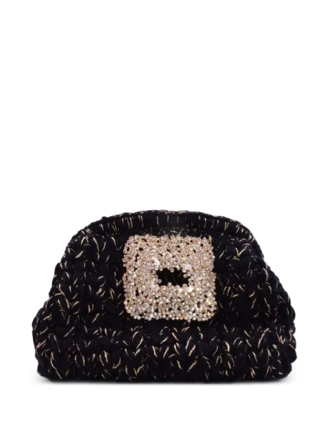 Gedebe jewel-buckle clutch bag