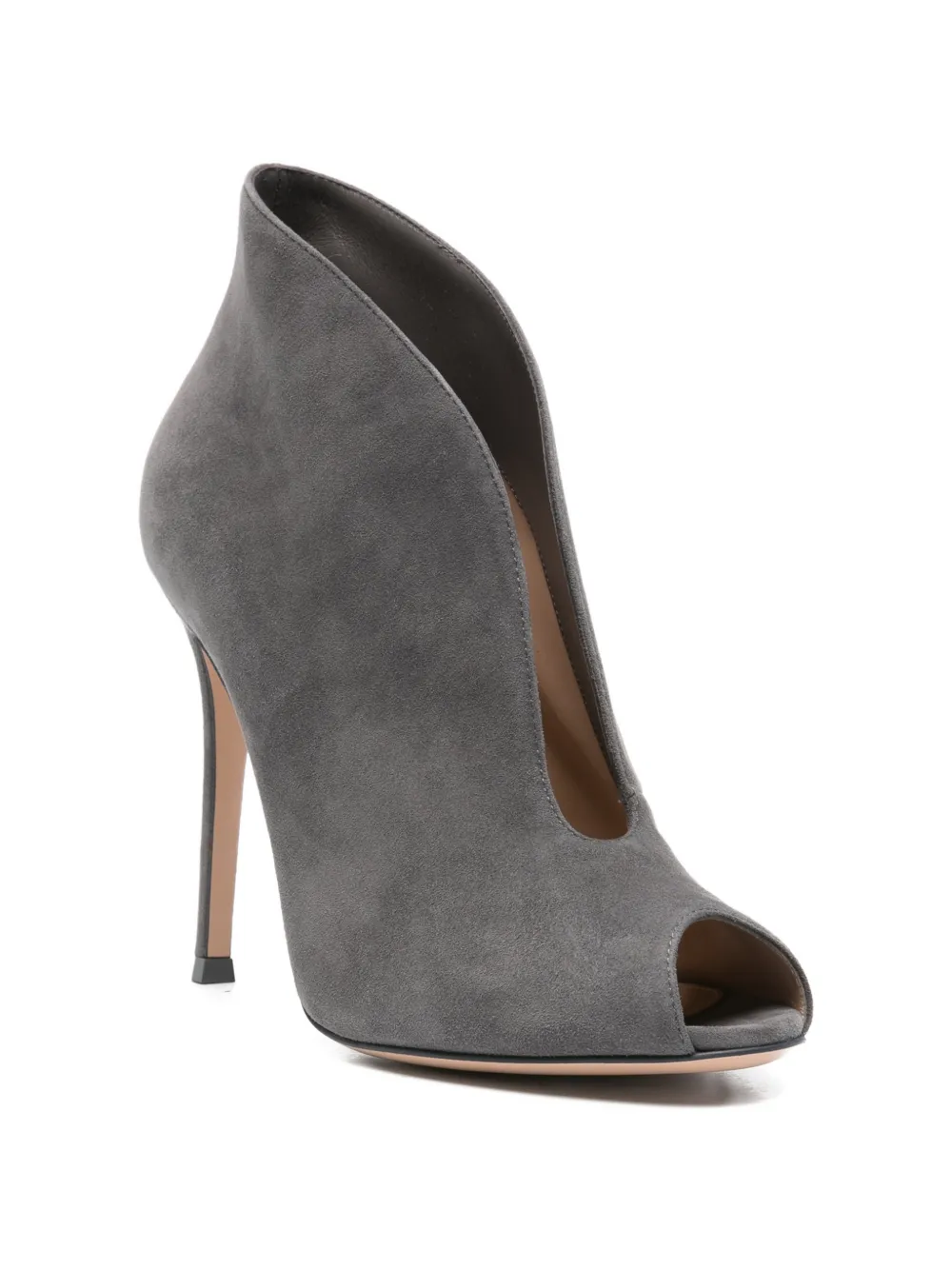 Gianvito Rossi Vamp peep-toe sandals Grijs