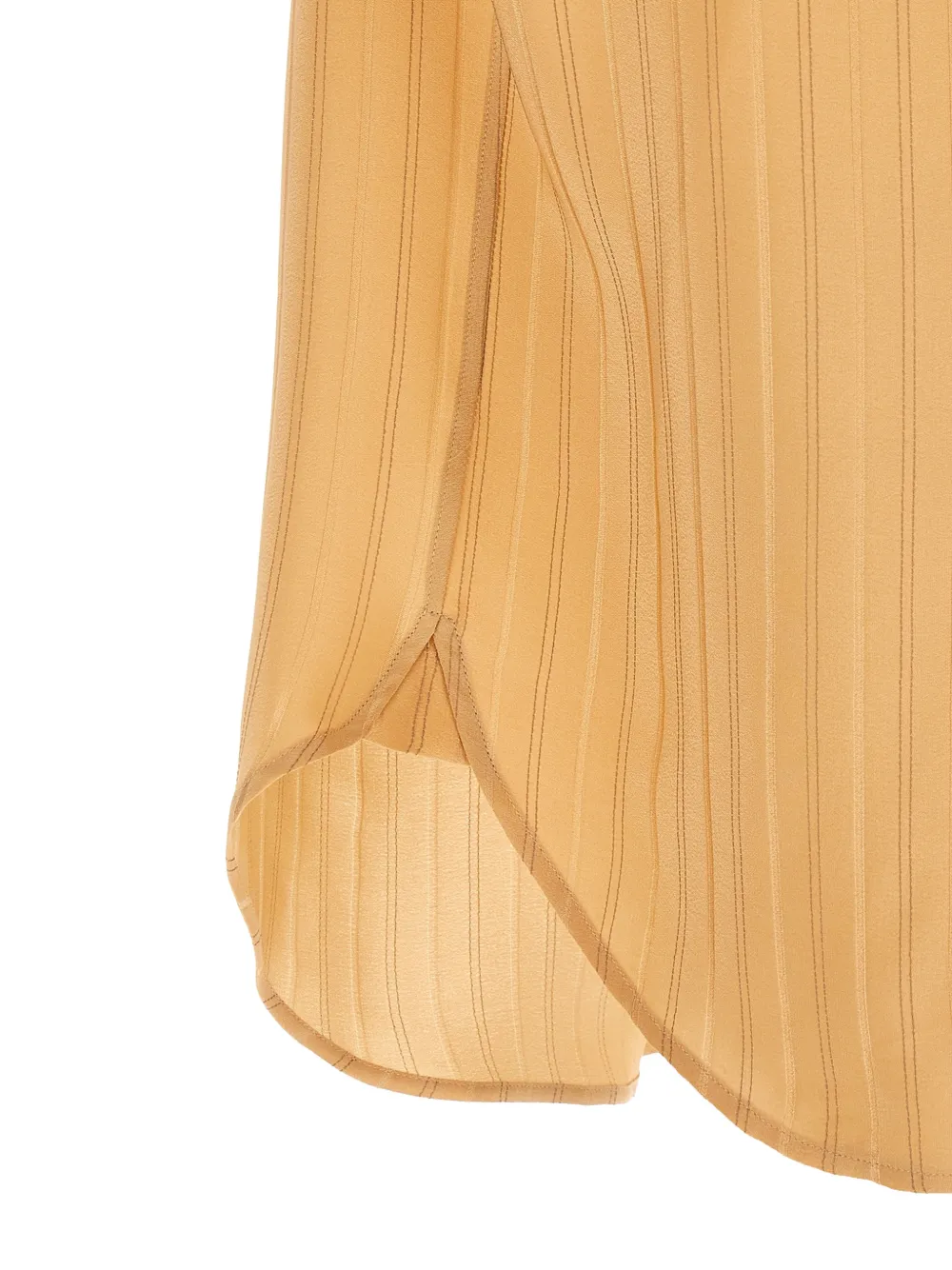Saint Laurent Gestreept overhemd Beige