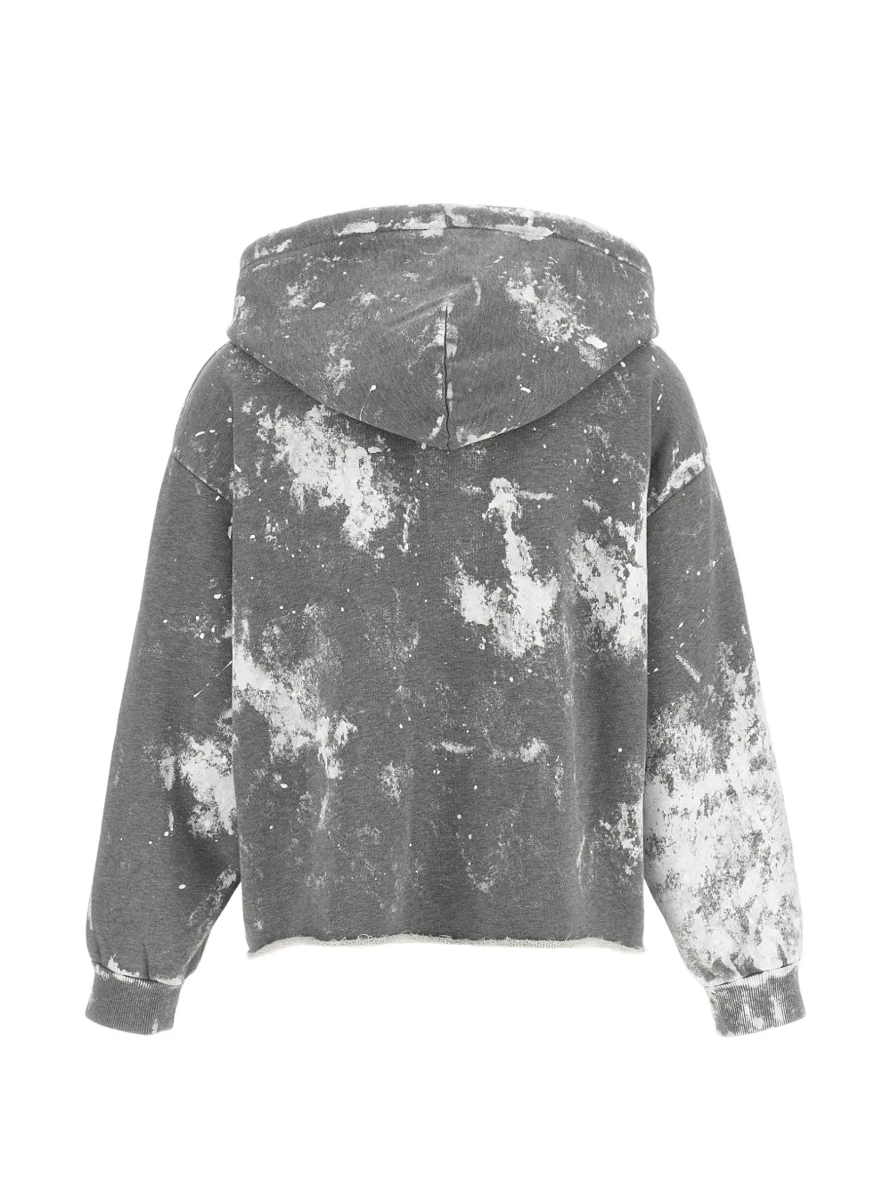 MM6 Maison Margiela Hoodie met tie-dye print Grijs