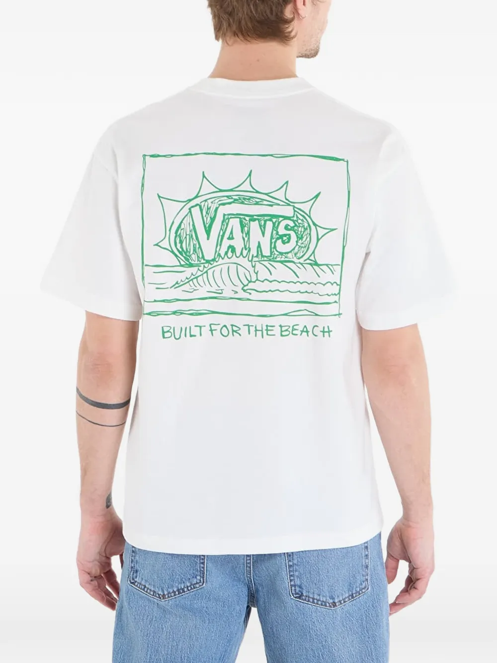 Vans T-shirt met logoprint Wit